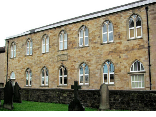 Stone built portion of St Georges School